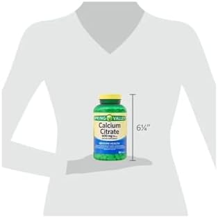 Calcio Citrato Spring Valley 600 mg, 300 Tabletas - Salud Ósea y Articular + Sticker STS - imagen 7