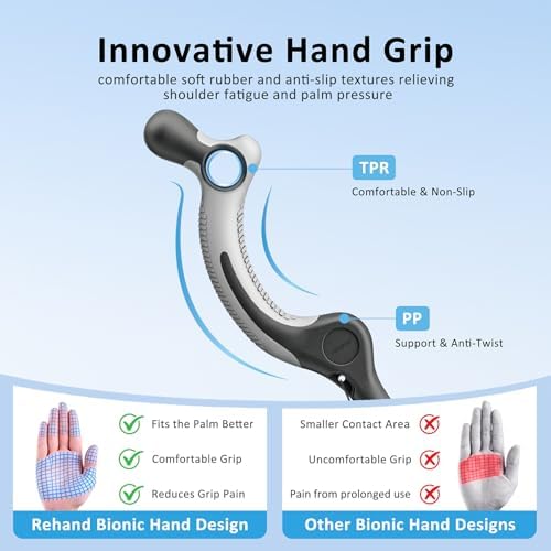 Bastón Ajustable REHAND para Personas Mayores - Agarre Ergonómico Antideslizante, 10 Alturas (40-49), Capacidad de 350lbs, Bastón Plegable y - imagen 3