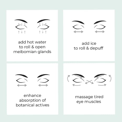 We Love Eyes - Roll-On para Ojos Enfocados - Tonifica, reduce la hinchazón y relaja ojos cansados. Compresa caliente para masajear glándulas - imagen 6