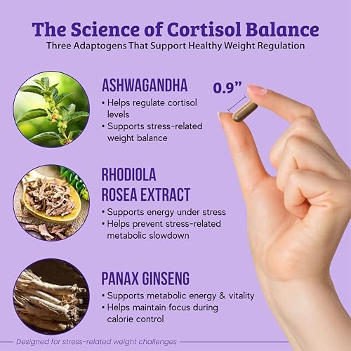 Reductor de Cortisol Dr. Matthew para Pérdida de Peso. Limpieza y Bloqueo de Cortisol para Grasa Abdominal. Cóctel Detox con Ashwagandha, Rhodiola y - imagen 4