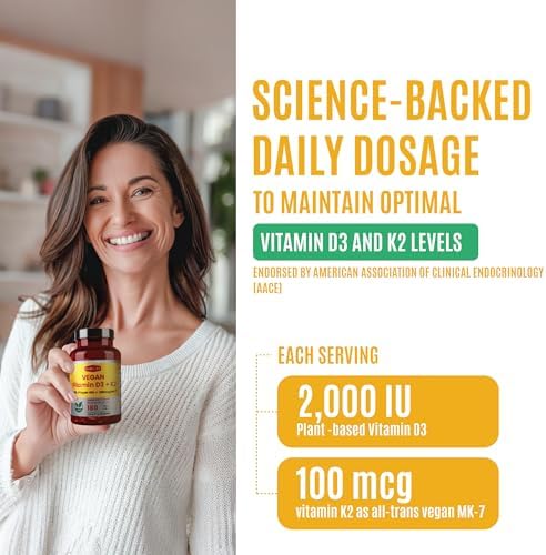FAMILI+ Suplemento Vegano de Vitamina D3+K2 en Softgel con Aceite MCT de Coco | 2000UI de Vitamina D3 de Origen Vegetal + 100 mcg de Vitamina K2 MK-7 - imagen 4
