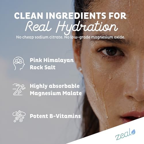 Cápsulas de Electrolitos Zeal Keto - 120 Cápsulas | Suplemento de Hidratación con B-Vitaminas y Sal Rosa del Himalaya | Potasio, Zinc, Magnesio, Sodio - imagen 3