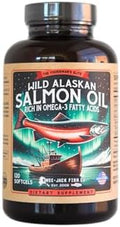 Suplemento de Aceite de Pescado de Salmón Salvaje de Alaska Omega 3 para Humanos | EPA y DHA | Kwee-Jack Fish Co. | 120 Softgels 1000mg - imagen 1