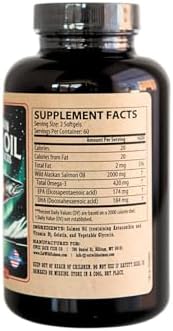 Suplemento de Aceite de Pescado de Salmón Salvaje de Alaska Omega 3 para Humanos | EPA y DHA | Kwee-Jack Fish Co. | 120 Softgels 1000mg - imagen 4