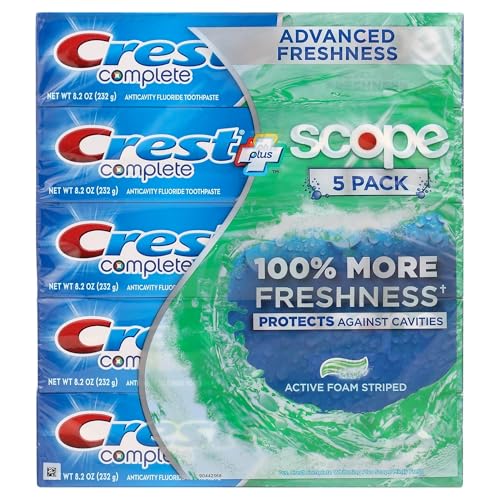 Pasta de Dientes Crest Complete Advanced Flavor 5 Piezas 8.2 Oz Total 41 Oz - imagen 1