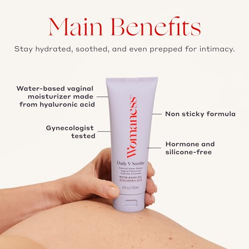 Womaness Daily V Soothe - Hidratante Vaginal para Sequedad y Humedad - Gel Externo de Ácido Hialurónico - Sin Silicona, Libre de Estrógenos y - imagen 2
