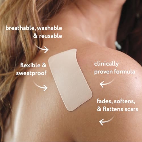 ScarAway Paquete Variado de Tiras de Silicona Médica para Tratamiento y Prevención de Cicatrices, 8 Hojas Reutilizables para Cicatrices Quirúrgicas, - imagen 3