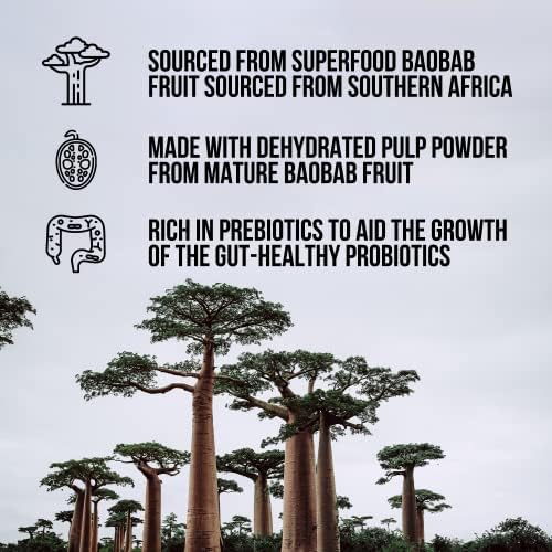 Suplemento de Fibra Orgánica en Polvo de Baobab NAKED Fiber - imagen 2