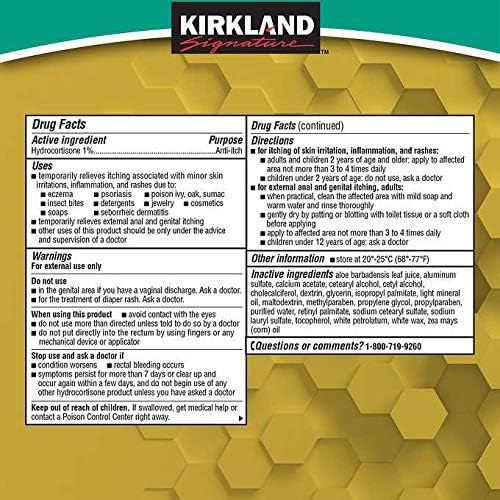 Crema Anti-Picazón Kirkland Signature con Hidrocortisona 1%, 8 Onzas (Paquete de 4) - imagen 2
