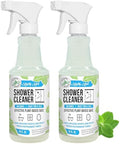 Limpiador de Ducha Mighty Mint, Sin Enjuague, Sin Fregar, Spray Diario para Vidrio, Azulejos y Juntas, Aroma Natural a Menta, 16oz - Paquete de 2 - imagen 1