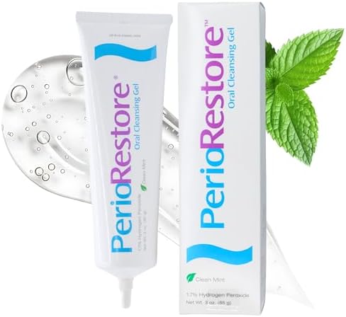 Gel Perio Restore® 3oz – Gel blanqueador y de cuidado bucal con 1.7% de peróxido de hidrógeno, sabor menta - imagen 1