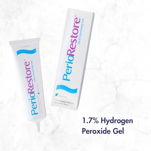 Gel Perio Restore® 3oz – Gel blanqueador y de cuidado bucal con 1.7% de peróxido de hidrógeno, sabor menta - imagen 2