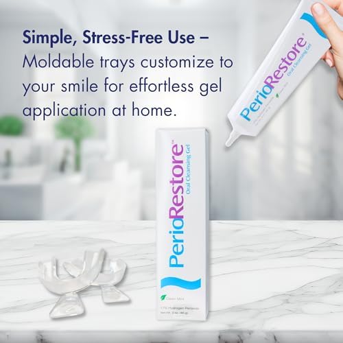 Gel Perio Restore® 3oz – Gel blanqueador y de cuidado bucal con 1.7% de peróxido de hidrógeno, sabor menta - imagen 3