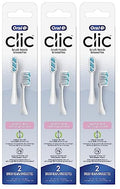 Cabezales de Repuesto Oral-B Clic para Cepillo de Dientes Sensitive Clean, Color Blanco, 2 Piezas (Paquete de 3) - imagen 1
