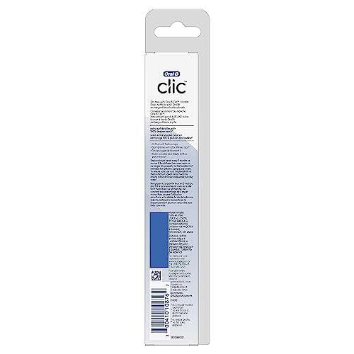 Cabezales de Repuesto Oral-B Clic para Cepillo de Dientes Sensitive Clean, Color Blanco, 2 Piezas (Paquete de 3) - imagen 3
