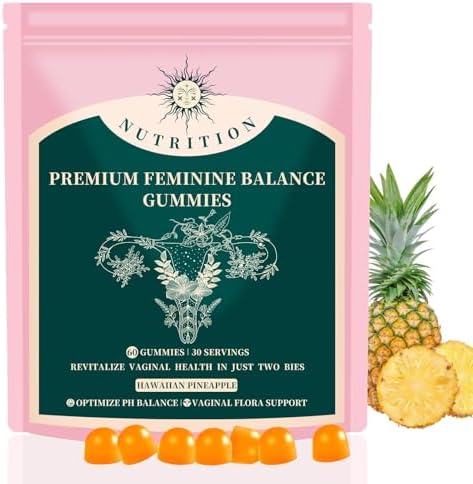 Gomitas Vital Source Feminine Balance, Sin Gluten, Veganas, Sabor Piña Hawaiian, 60 Unidades - imagen 1