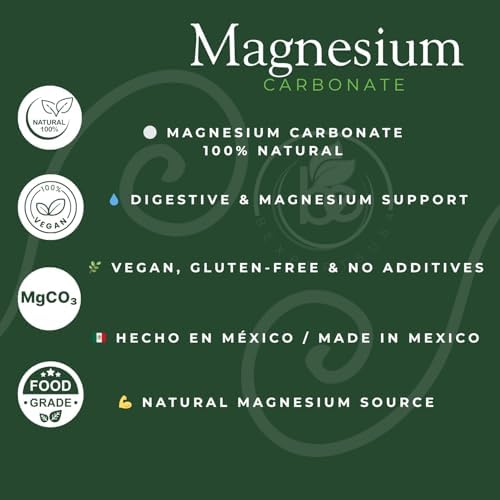 Carbonato de Magnesio – 7g x 4 Cubos (Paquete) – 100% Puro, Grado Alimenticio – No GMO, Sin Gluten, Vegano – Hecho en México - imagen 5