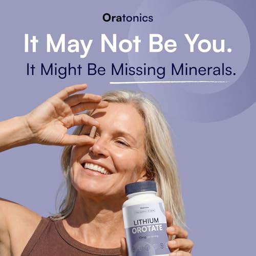 Oratonics Litio Orotato 10mg – Suplemento Mineral para el Equilibrio Diario y Claridad Cognitiva – Fórmula Vegana y Alta Absorción – 30 Cápsulas Sin - imagen 5