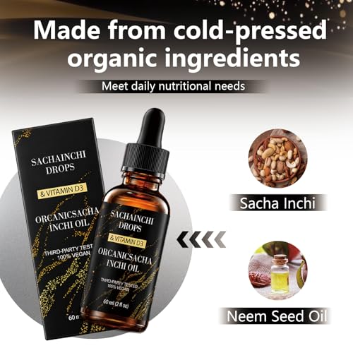 Aceite de Sacha Inchi Orgánico Athera – Con Vitamina D3 | Suplemento de Omega-3 de origen vegetal para el bienestar diario, 2 fl oz - imagen 6