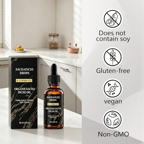 Aceite de Sacha Inchi Orgánico Athera – Con Vitamina D3 | Suplemento de Omega-3 de origen vegetal para el bienestar diario, 2 fl oz - imagen 8