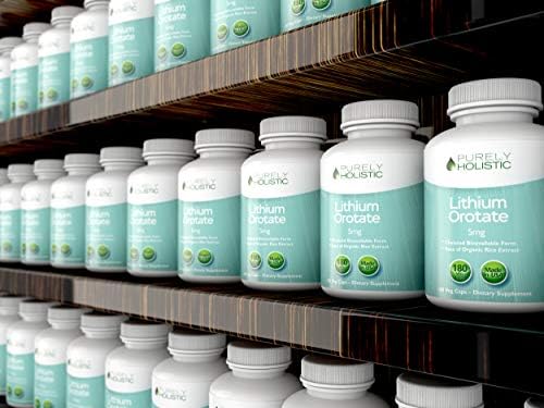 Lithium Orotate 5mg - 180 Cápsulas Vegetarianas, Suplemento para Mantener un Estado de Ánimo, Comportamiento y Bienestar Saludable - imagen 4