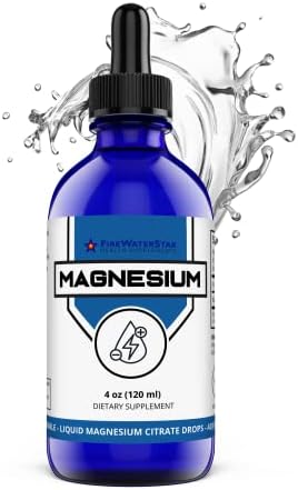 Gotas Líquidas de Citrato de Magnesio FWS para Adultos y Niños, Orgánico, No Transgénico, Vegano, Apoya Sueño, Energía y Músculos, 4 oz, Suministro - imagen 1