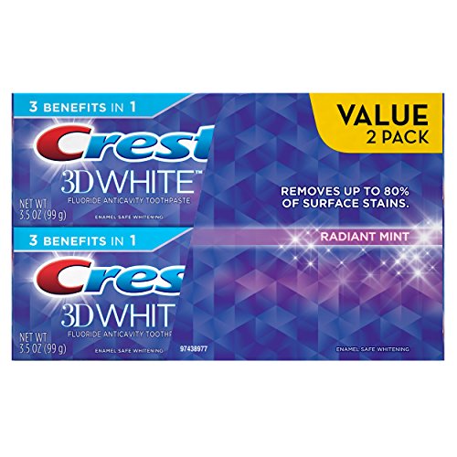 Pasta de Dientes Crest 3D White Radiant Mint para Blanquear, Sabor Menta Radiante - imagen 6