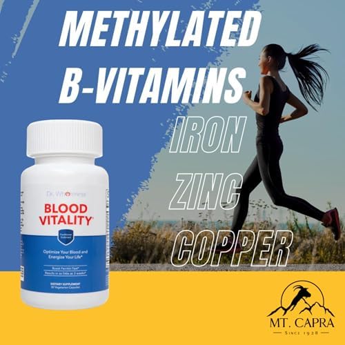 Suplemento de Hierro/Multivitamínico Dr. Wholeness Blood Vitality | Aumenta Ferritina y Energía | Alta Potencia, Sin Estreñimiento, 30 Cápsulas - imagen 4