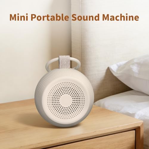 Máquina de Sonido Portátil para Viajes con Ruido Blanco, 40h de Batería, 30 Sonidos Relajantes, 4 Temporizadores, Función de Memoria y Volumen - imagen 2