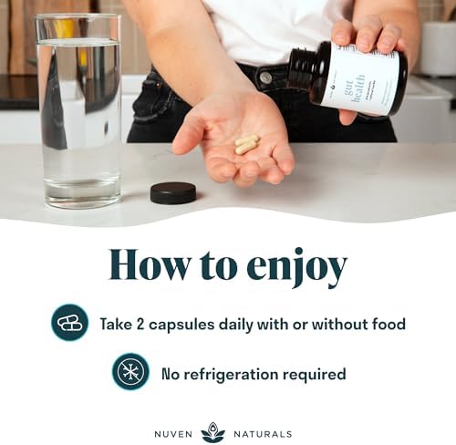 Nuven Naturals Suplemento Integral para la Salud Digestiva con Probióticos, Prebióticos, Hierbas Digestivas y Adaptógenos - Fórmula para Reparar el - imagen 7