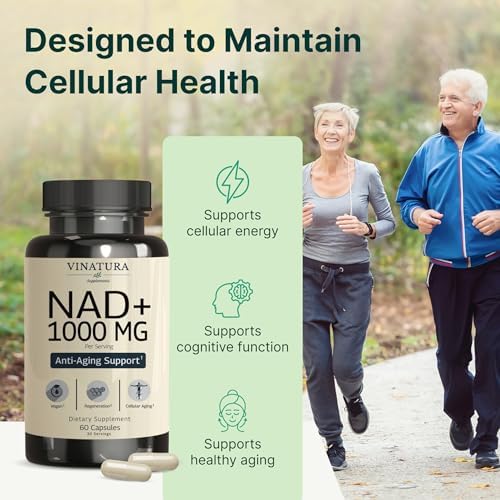 Suplemento VINATURA NAD 1000mg - Suplemento puro de NAD para el envejecimiento saludable - imagen 3