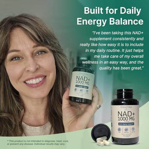 Suplemento VINATURA NAD 1000mg - Suplemento puro de NAD para el envejecimiento saludable - imagen 5