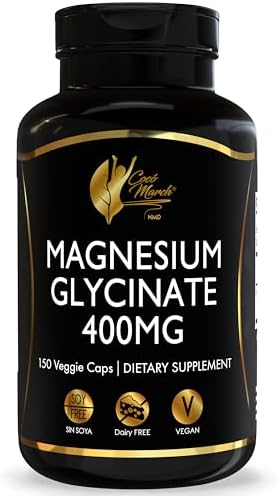 Cocó March N.M.D Magnesio Glicinato 400 mg – Suplemento de Alta Absorción para Sueño, Relajación y Salud Digestiva – 150 Cápsulas Veganas y Sin Gluten - imagen 1