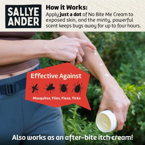 Set de Crema y Jabón Repelente Natural No-Bite-Me de SallyeAnder - Repelente de Insectos Sin DEET para Niños y Adultos - Loción con Aceites - imagen 5