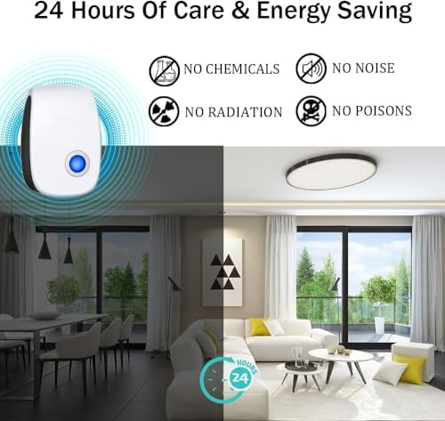 Repelente de Plagas Ultrasónico Mejorado 2026, Control Electrónico de Plagas para Ratones, Murciélagos, Mosquitos, Moscas, Pulgas y Cucarachas - 6 - imagen 5