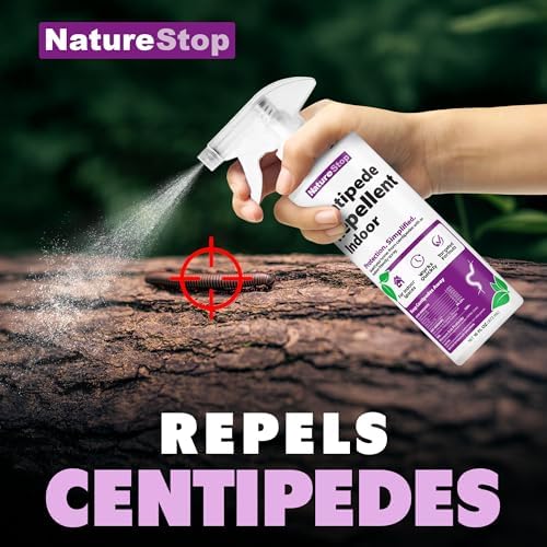 Spray Repelente de Cienpies NatureStop para Uso Interior, Deterrente para Sótanos y Baños, 16 oz (475 mL) - imagen 2