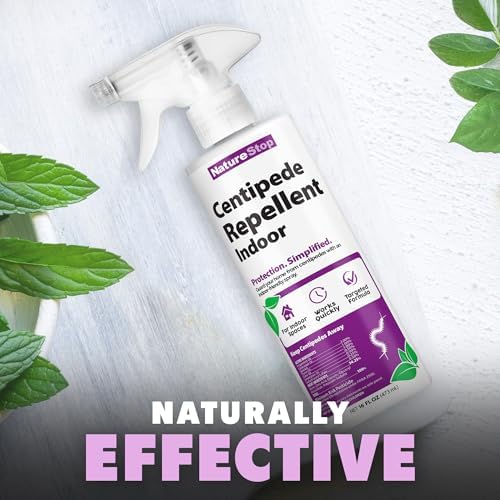Spray Repelente de Cienpies NatureStop para Uso Interior, Deterrente para Sótanos y Baños, 16 oz (475 mL) - imagen 5