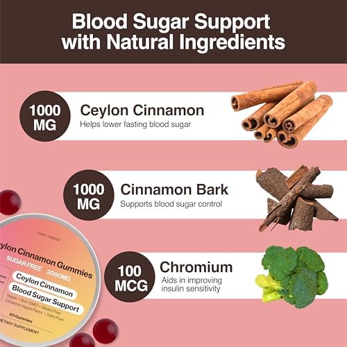 Gomitas de Canela Ceylon Habit + Habitat - 2000mg Complejo de Canela y Cromo en Latas Sin Plástico - Veganas y Sin Gluten - imagen 2