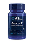 Suplemento de Vitamina E Life Extension Gamma E con Tocopheroles Mixtos, Antienvejecimiento, Enriquecido con Lignanos de Sésamo, 60 Gelatinas, Sin - imagen 1