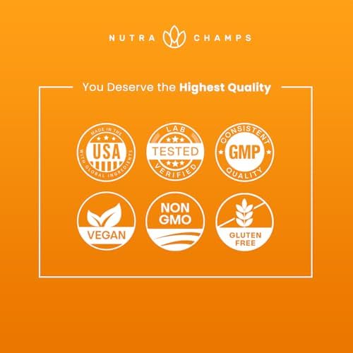 NutraChamps Tribulus Terrestris para Hombres, Suplemento de 2000mg para Energía, Vitalidad, Resistencia y Rendimiento, 90 Cápsulas Veganas de Fuerza - imagen 6
