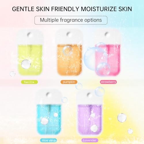 Nuevo Set de 5 Piezas de Gel Antibacterial Hidratante, Tamaño Viaje, Secado Rápido, Hidratante para la Piel (5 Fragancias, 1.3 Fl Oz) - imagen 3