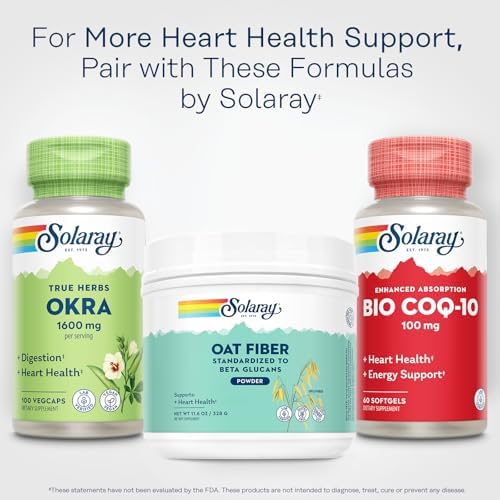 SOLARAY Fibra de Avena - Suplemento de Fibra Soluble en Polvo - Estandarizado en Beta Glucanos para la Salud Cardiaca - Sin Sabor, Sin Gluten, - imagen 5