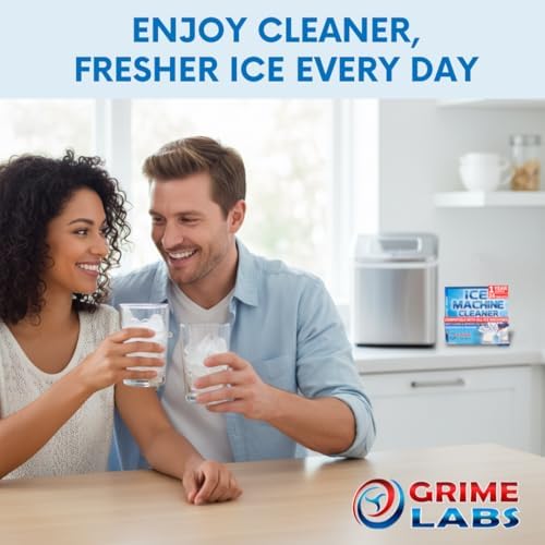 Tabletas Desincrustantes para Limpiador de Máquinas de Hielo GRIME LABS – Paquete de 24 (Suministro para 1 Año) – Seguras para Níquel, Elimina Moho y - imagen 5