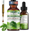 Extracto Líquido de Hoja de Moringa PURA VIDA - Certificado Orgánico USDA - Alta Pureza, Bioavailable y Absorción Rápida - Extracto de Hojas de - imagen 1