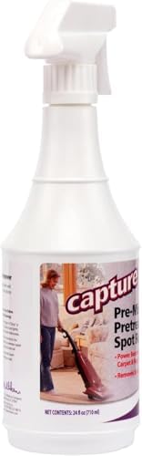 Capture Pre-Mist Liberador de Suelos para Limpiador de Alfombras - Pre Spray para Limpieza de Alfombras - Elimina Manchas Difíciles de Jugo, Café y - imagen 2