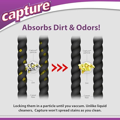 Capture Pre-Mist Liberador de Suelos para Limpiador de Alfombras - Pre Spray para Limpieza de Alfombras - Elimina Manchas Difíciles de Jugo, Café y - imagen 6