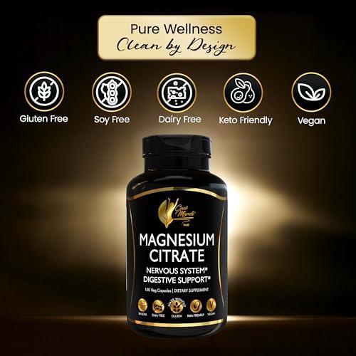 Cocó March N.M.D Citrato de Magnesio 500mg por Porción, Libre de Gluten, Apoya Sueño, Digestión, Función Muscular y Relajación, 150 Cápsulas - imagen 8