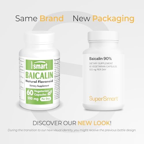 Supersmart - Suplemento de Extracto de Escutelaria Baicalensis 500mg - 90% Baicalina - 60 Cápsulas Vegetarianas Sin OGM y Sin Gluten - imagen 2