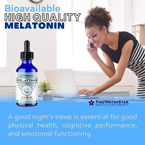 Gotas de Melatonina Líquida FWS para Adultos y Niños - 99% Pura y Bioactiva - Orgánica, No Transgénica, Vegana - Ingredientes Mínimos - Dosis - imagen 3