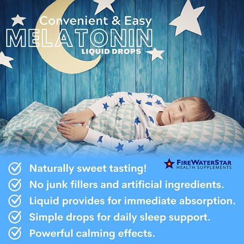 Gotas de Melatonina Líquida FWS para Adultos y Niños - 99% Pura y Bioactiva - Orgánica, No Transgénica, Vegana - Ingredientes Mínimos - Dosis - imagen 4